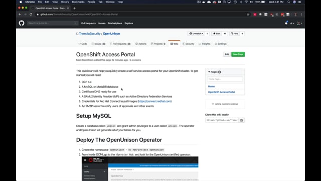OpenUnison Deployment on OCP4