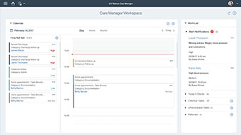 Care manager workspace