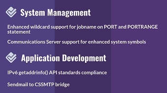 Systems management and application development (V2R3)