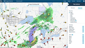 Access forecast and observed weather data.