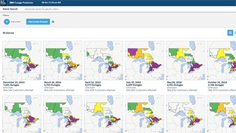 Compare historical storm data with current forecast conditions.