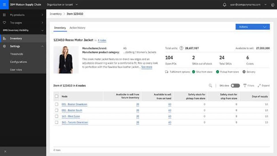 IBM  Inventory Visibility