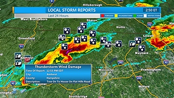 Severe weather coverage with Max Storm.