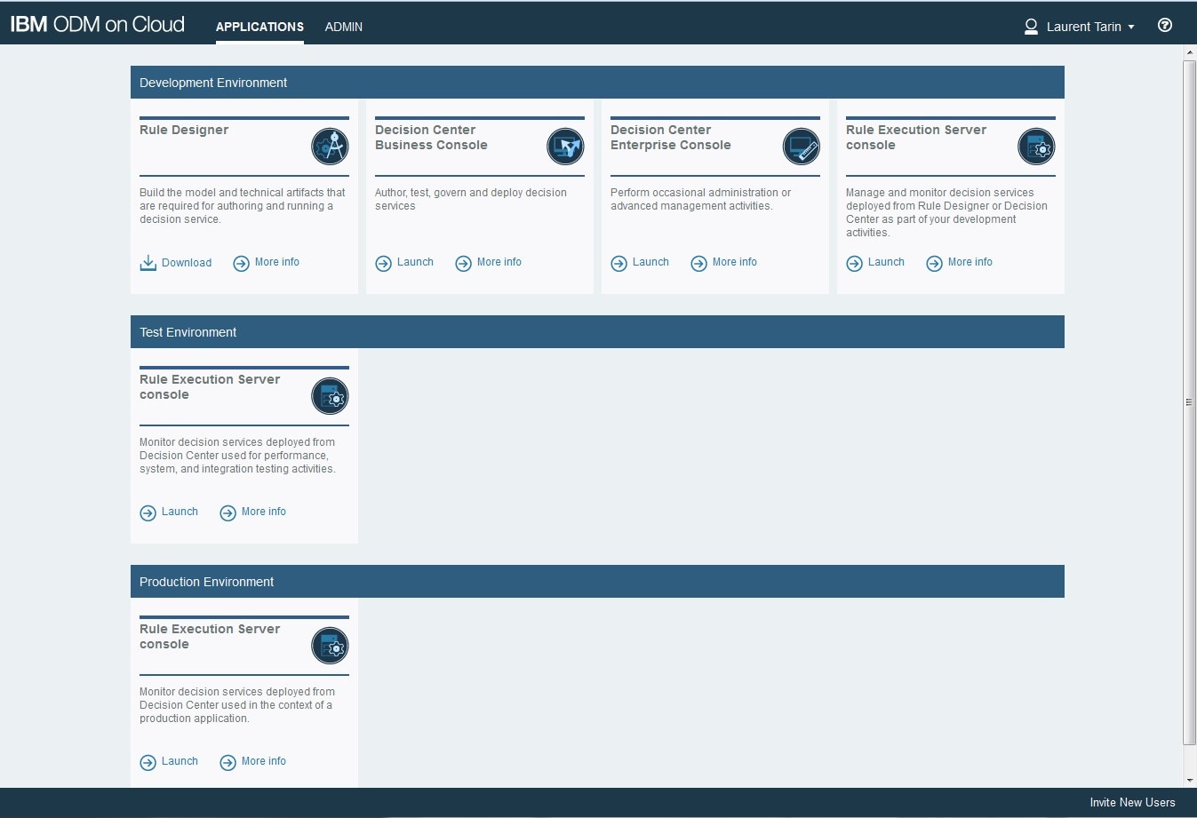 Pre-configured ready to use environments