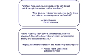 Time Machine Customer Quotes