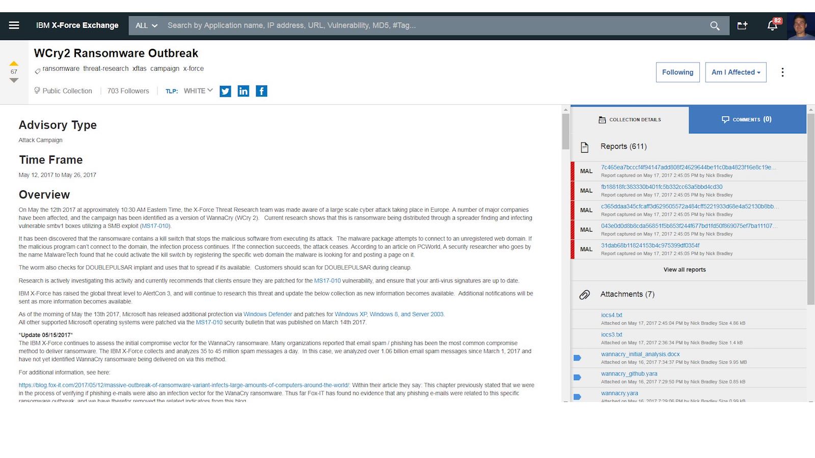 Research advisories