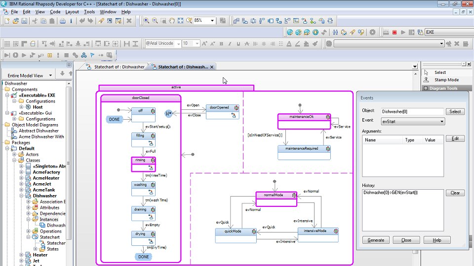 Simulation and model-based testing