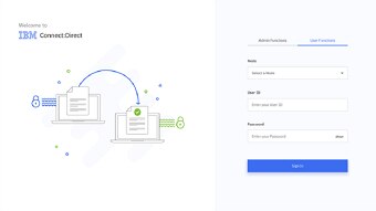 IBM Sterling Connect:Direct Web Console Login