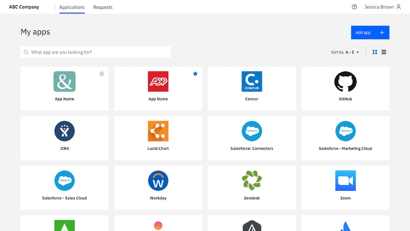 Application launchpad