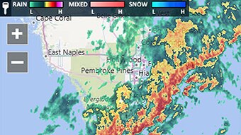 Radar web widget in Max Web.