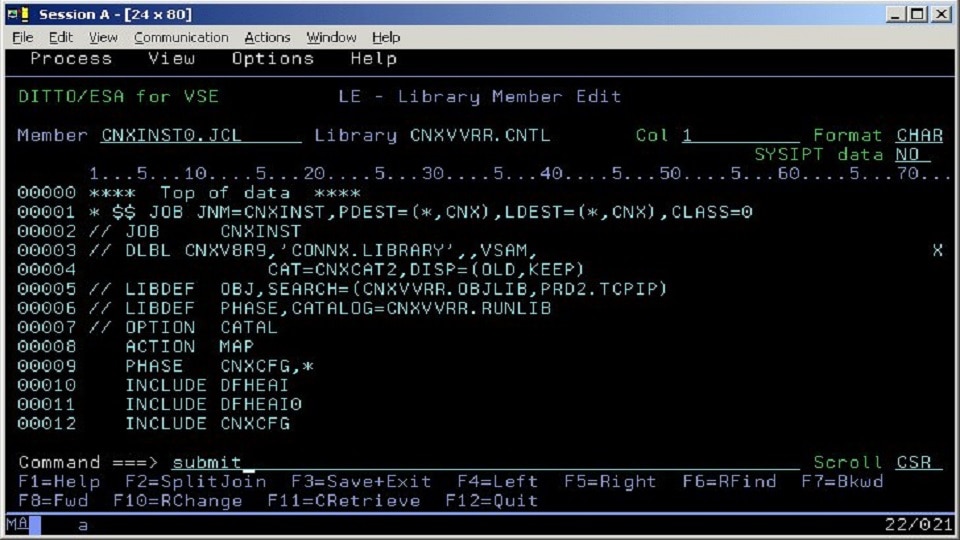 IBM Data Interfile Transfer, Testing and Operations Utility for ESA