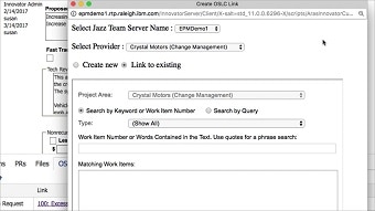 Search for EWM change requests from Aras Innovator PLM